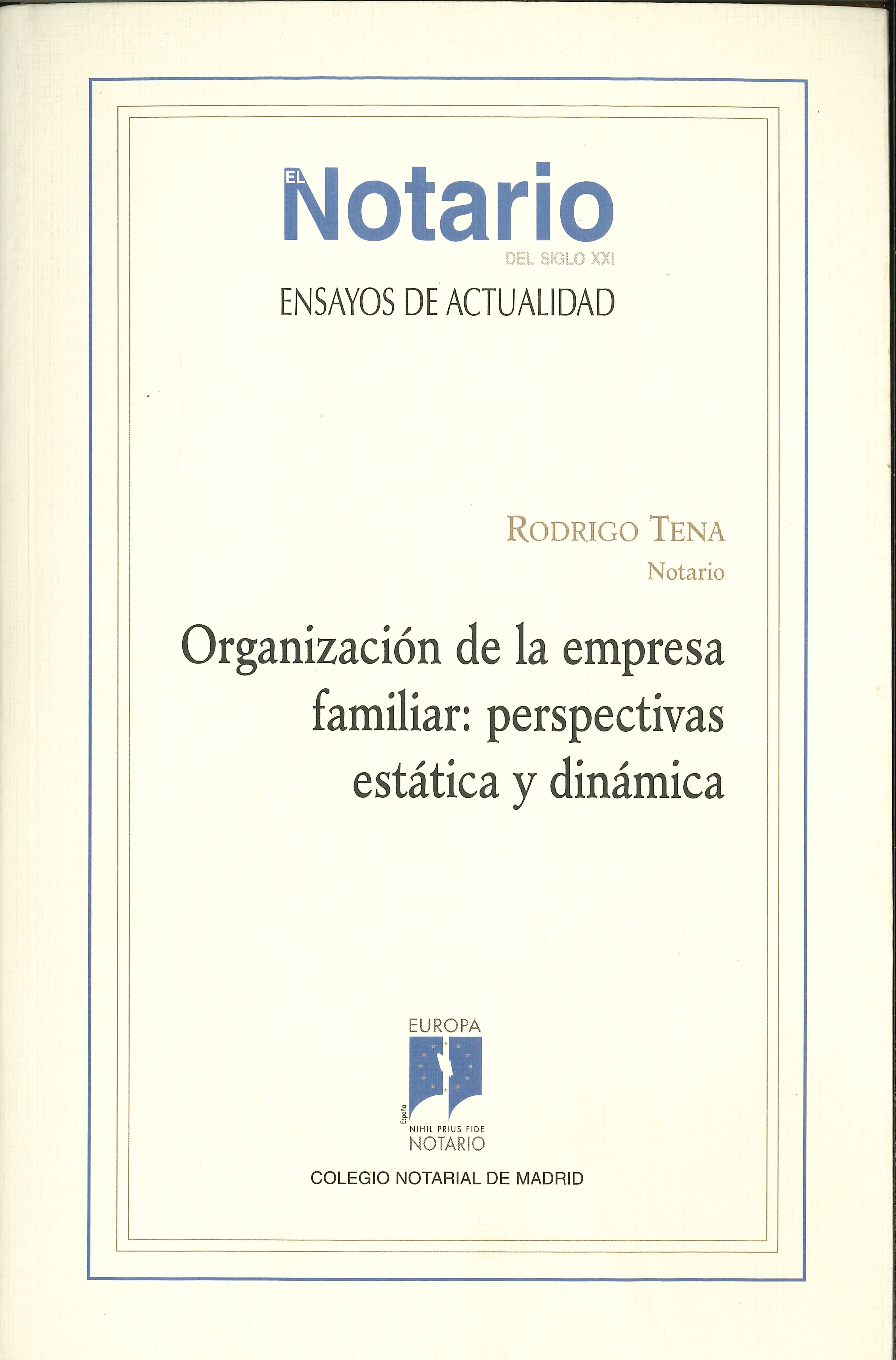 
		Organización de la empresa familiar
	